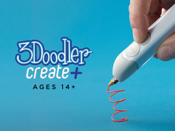  Juku™ 3Doodler Create+ 3D Printing Pen, Steel Blue : Arts,  Crafts & Sewing