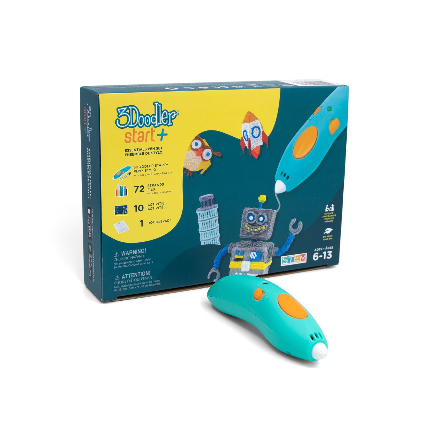 3Doodler Start+ Essentials 3D Printing Pen Set