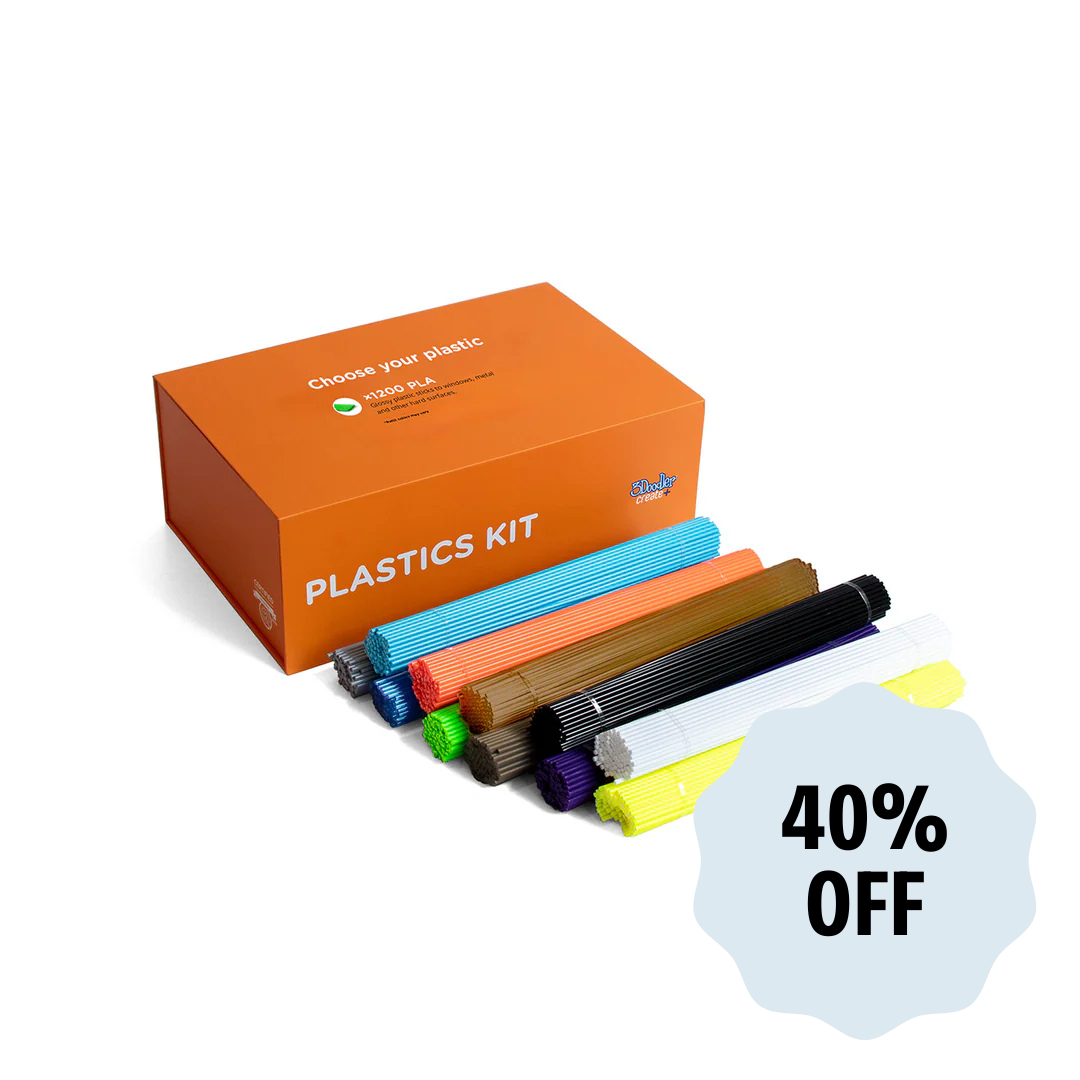 3Doodler EDU Create+ Learning Pack Filament Kit, 1200 Strands