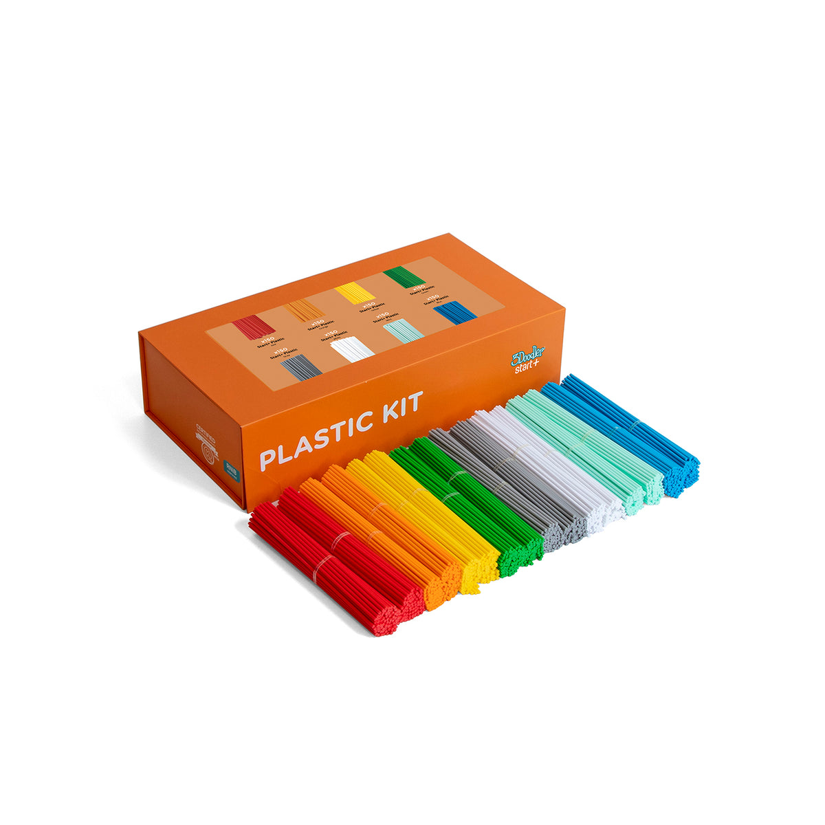 3Doodler EDU Start+ Learning Pack Plastic Kit, 1200 Strands - EDU Plastic