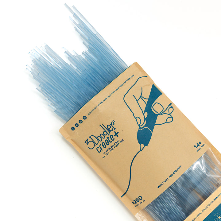 250 Strands / PLA / Clearly Blue