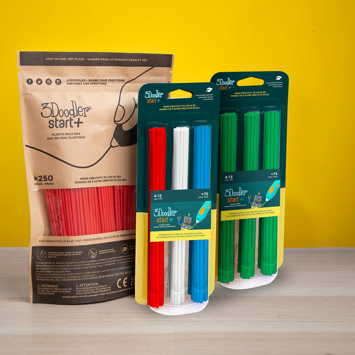 Nakabayashi 3Doodler Start - Plastic Stick / Mix Set 1 for sale online