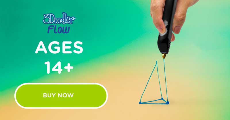 3Doodler Create+ Essential 3D Pen Set - (1 x Create+ 3D Pen) Ages 14+ —  Robotix Education
